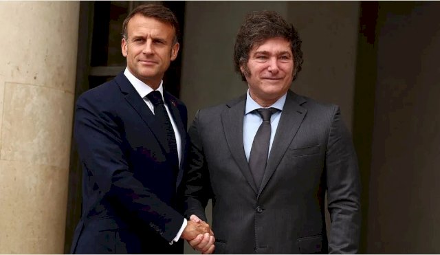 MILEI Y MACRON 
